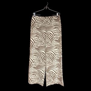*SALE* EUC SHEIN Animal Print Wide Leg Pants Size L